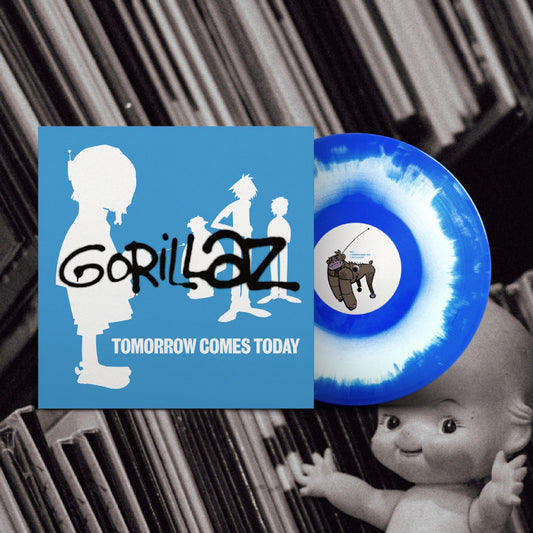 Gorillaz - Tomorrow Comes Today EP (White Blue Swirl)