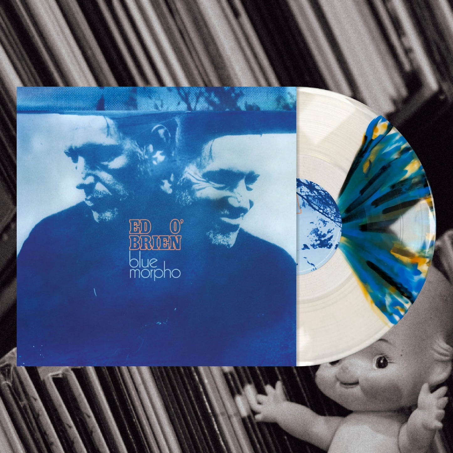 Ed O'Brien - Blue Morpho (Opaque Blue Butterfly Splatter Vinyl)