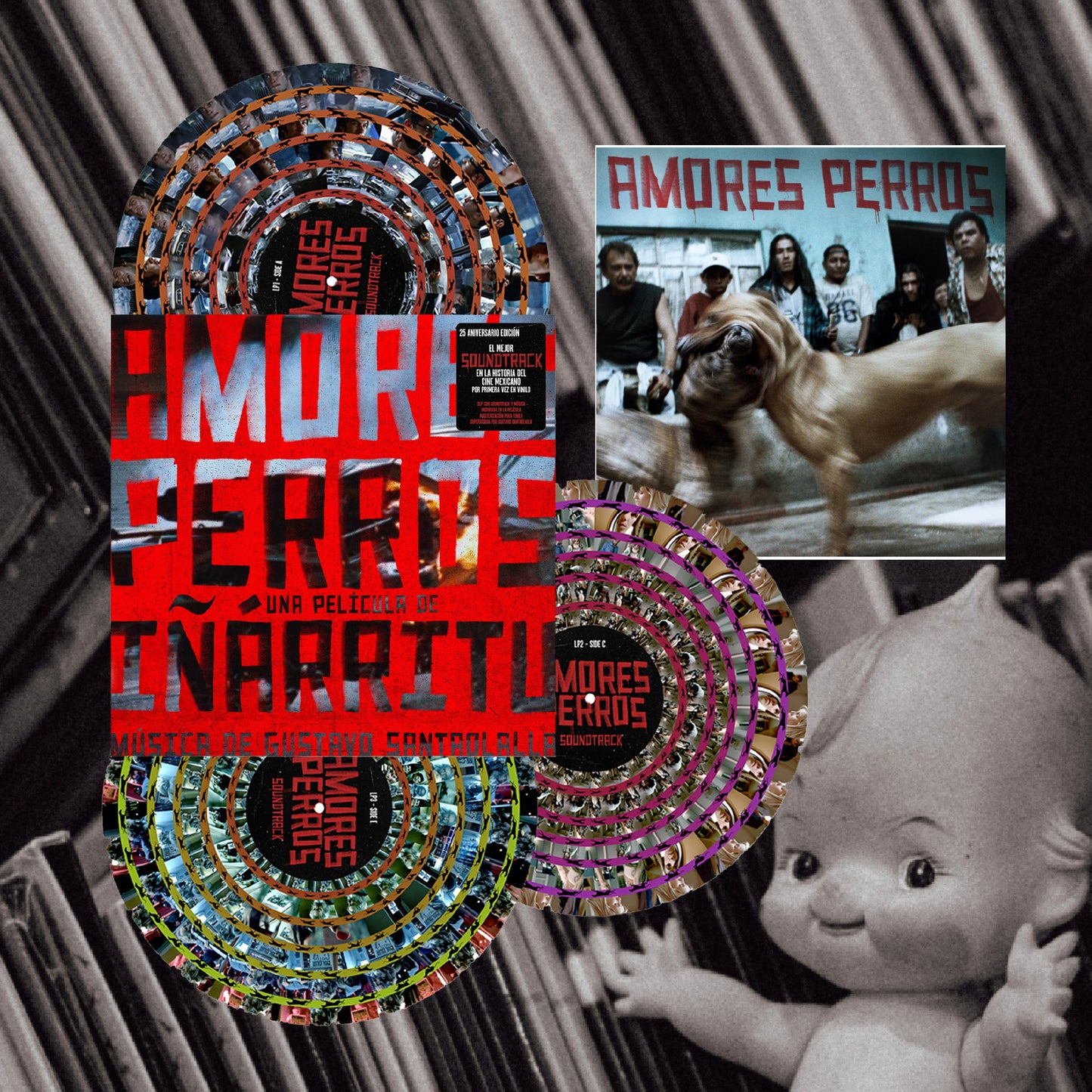 Amores Perros Soundtrack (3LPs Zoetrope Edition Tri Gatefold)