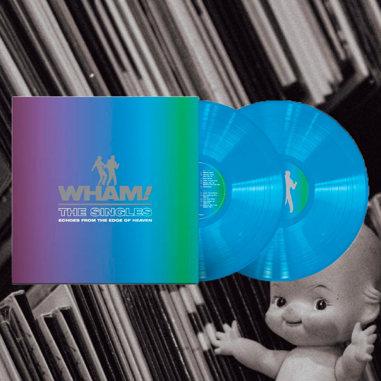 Wham - The Singles: Echoes From The Edge Of Heaven (2LP Blue Colored)