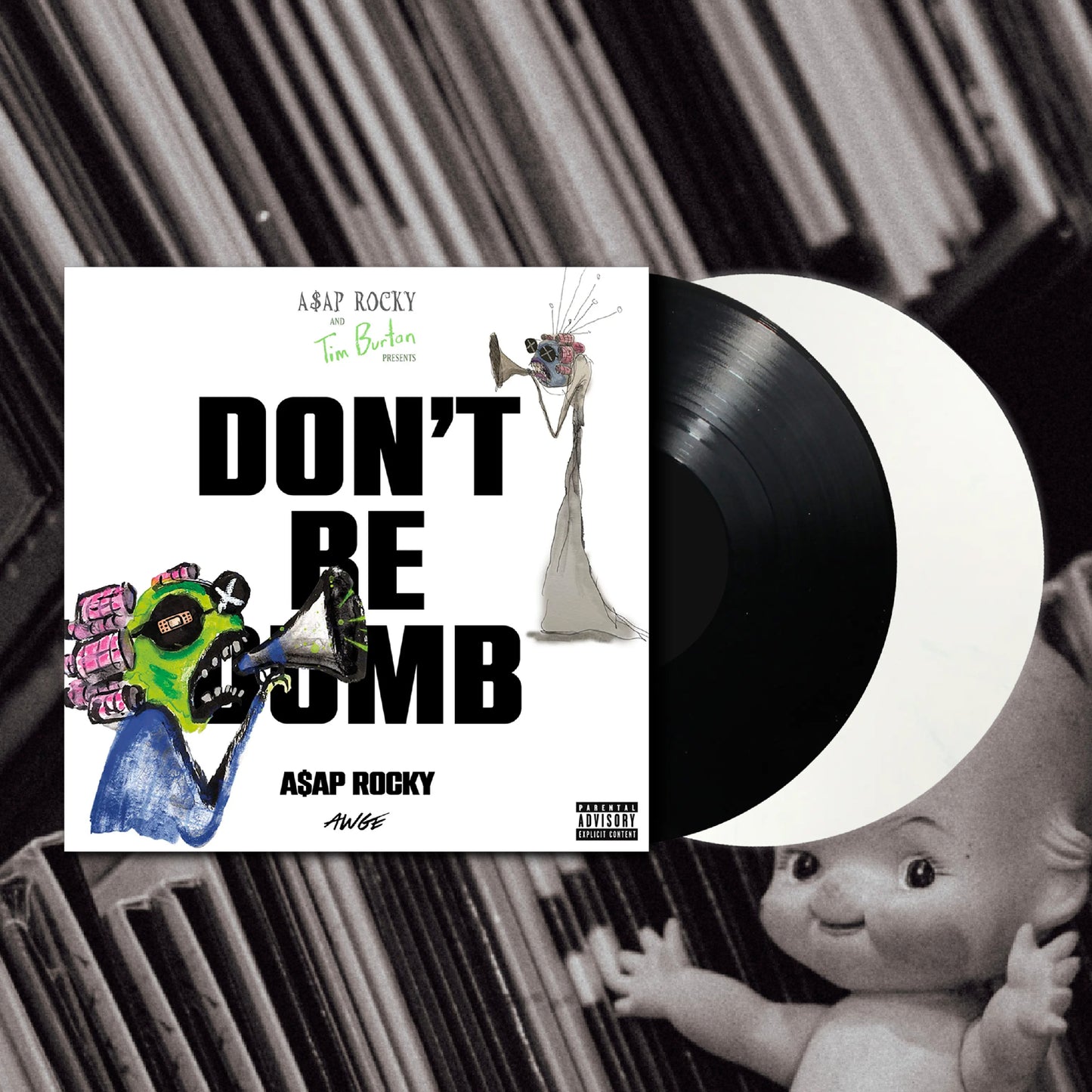 ASAP Rocky - Don't Be Dumb (Black & White Color)