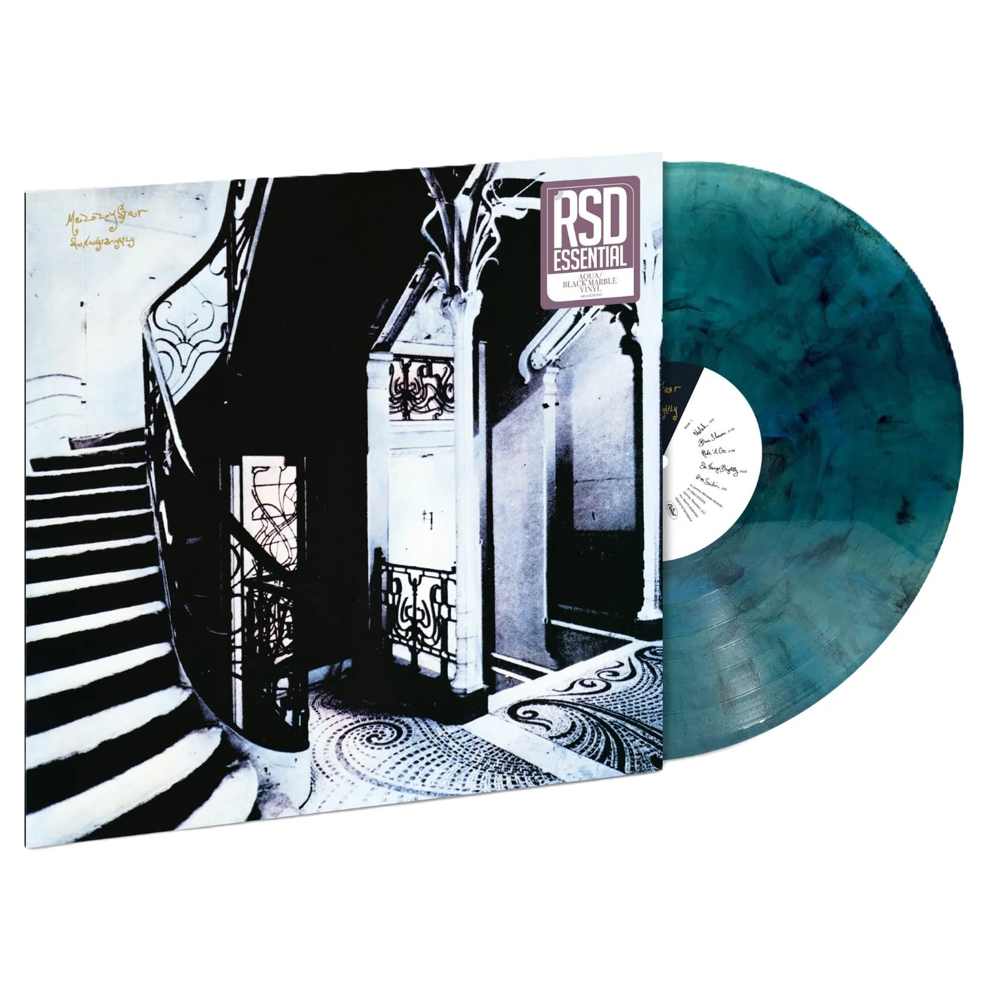 PRE-ORDER / Mazzy Star - She Hangs Brightly (Aqua & Black Marble Vinyl) RSD Essentials