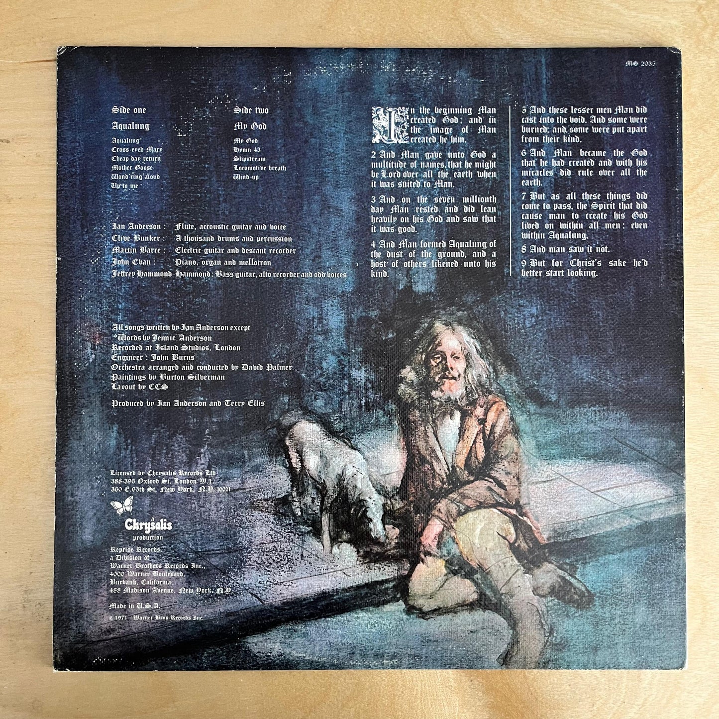 Jethro Tull - Aqualung (1971 USA Gatefold)