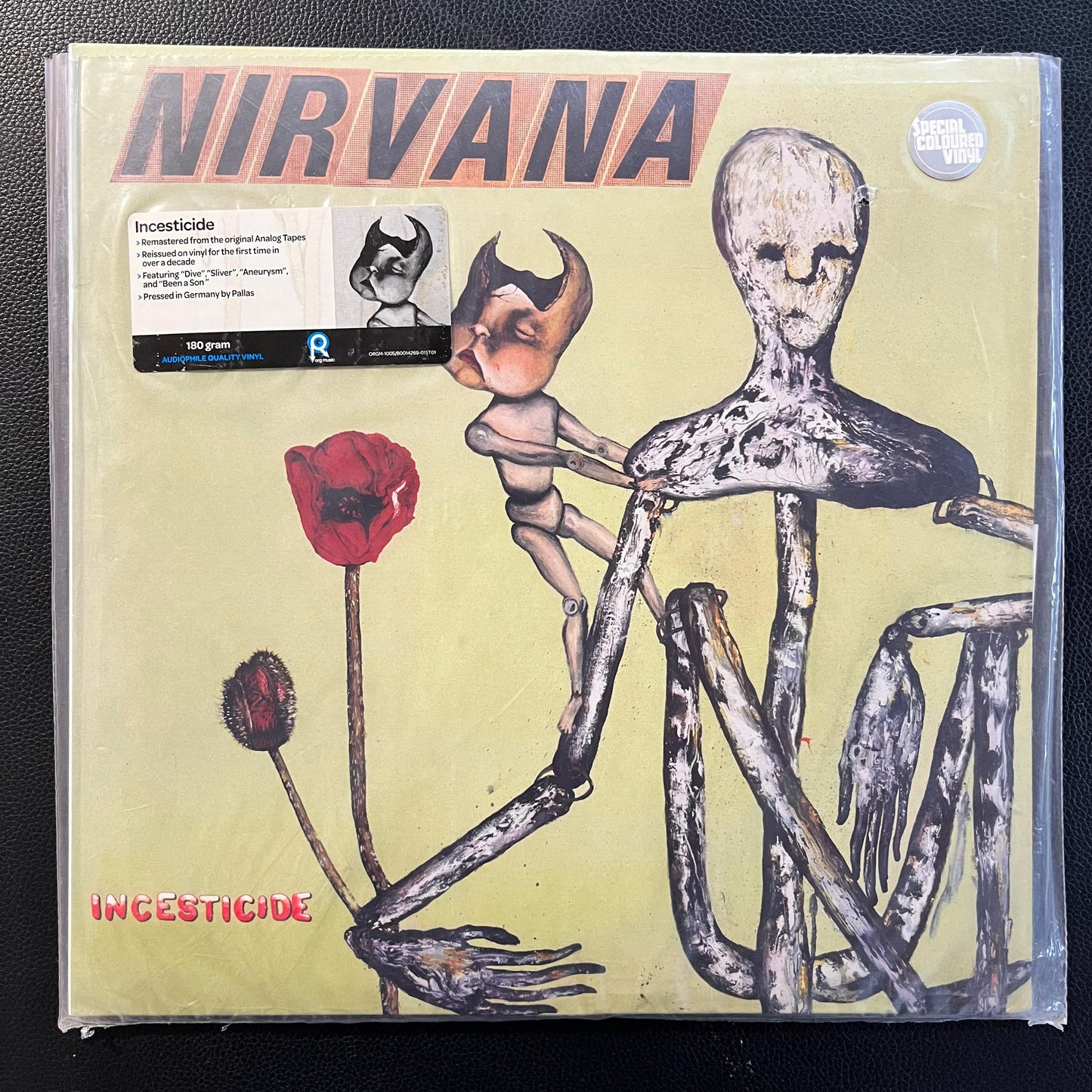 Nirvana - Incesticide (2011 Pressing 180g Audiophile Quality Clear Vinyl)