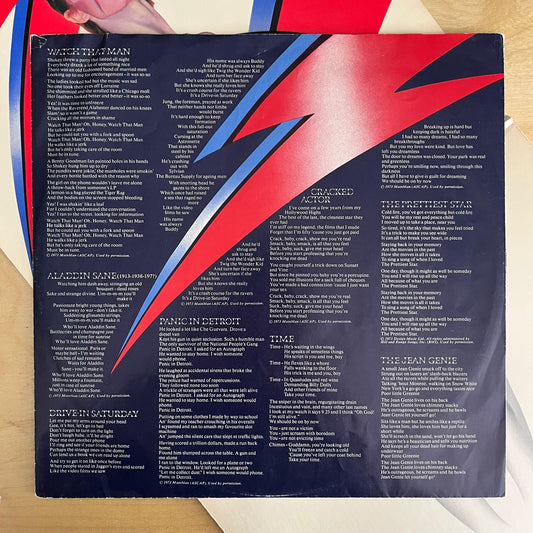 David Bowie - Aladdine Sane (1973 USA Gatefold)