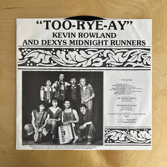 Kevin Rowland & Dexys Midnight Runners - Too-Rye-Ay (Promo 1982 USA)