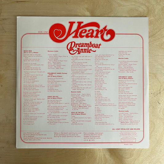 Heart - Dreamboat Annie (1976 USA Gatefold)