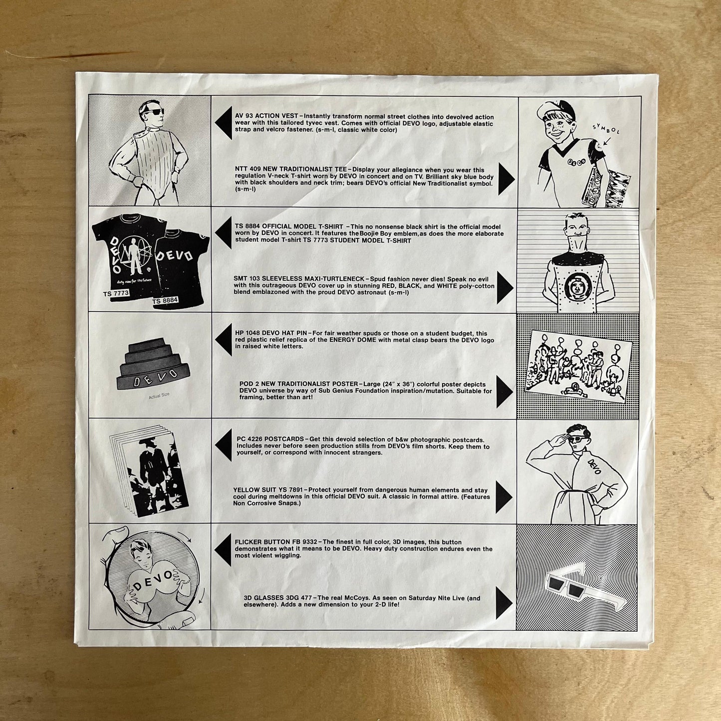 DEVO - New Traditionalists (Poster + 7inch 1981 USA)