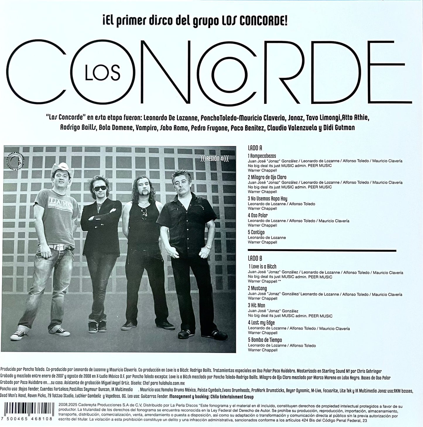 Los Concorde - Region 4 (Blue Marbled Vinyl Limitado a 500 Copias)