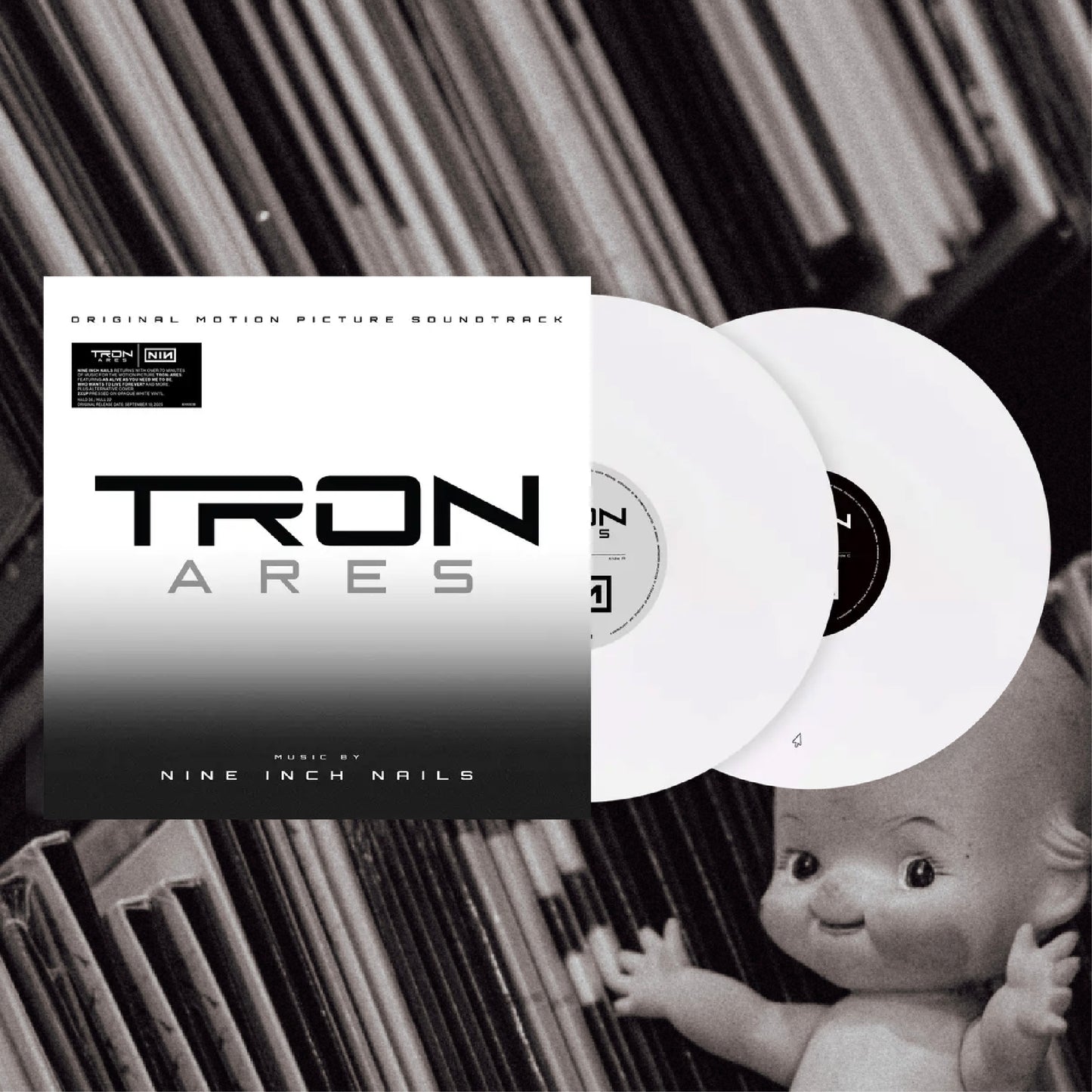 Tron Ares (Soundtrack By NIN) White Colored 2LP