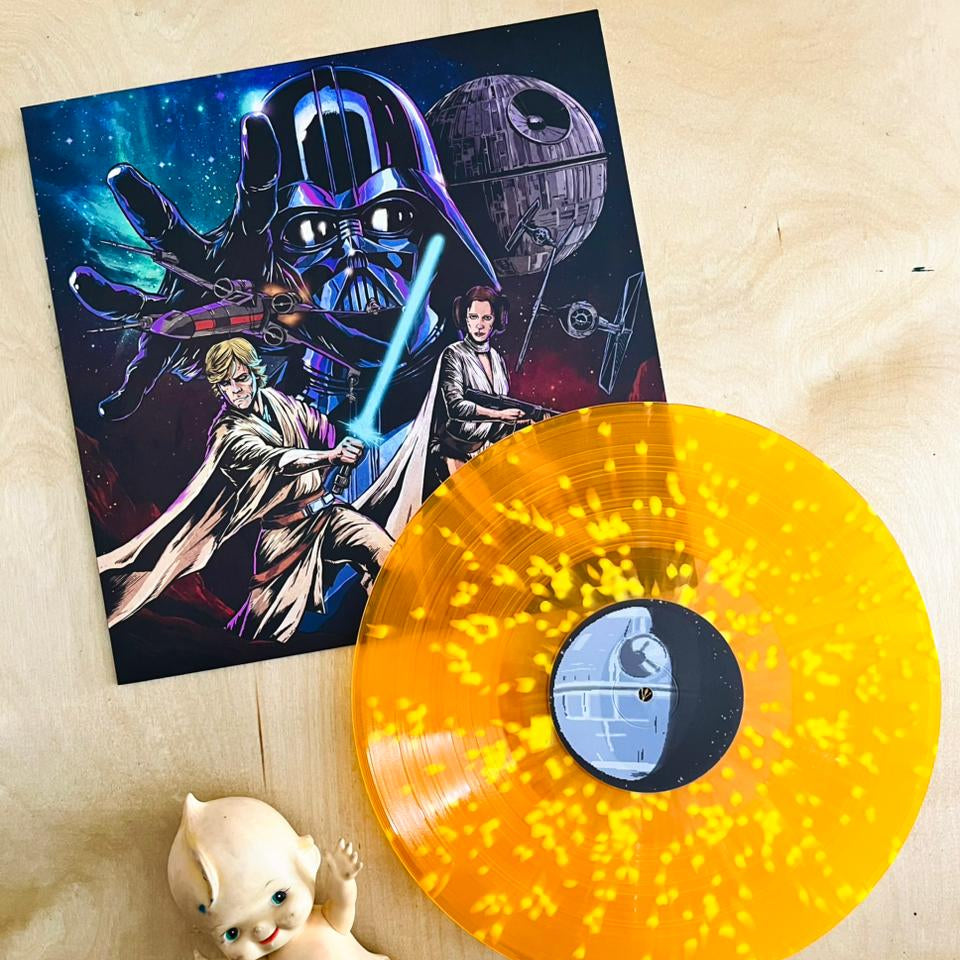 Super Star Wars (Fan Club Yellow Splatter Splash Colored)