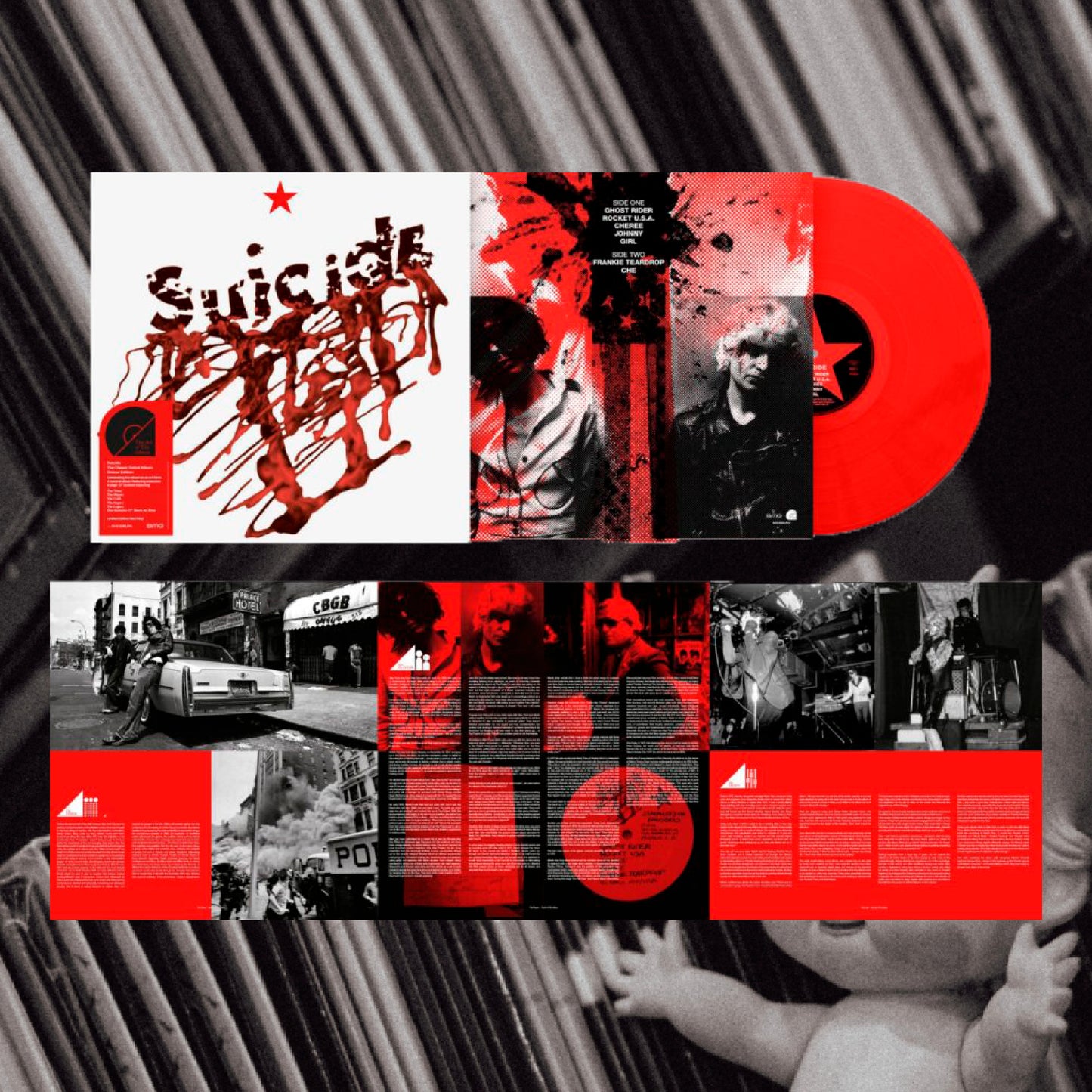Suicide - S/T (Red Colored Vinyl)