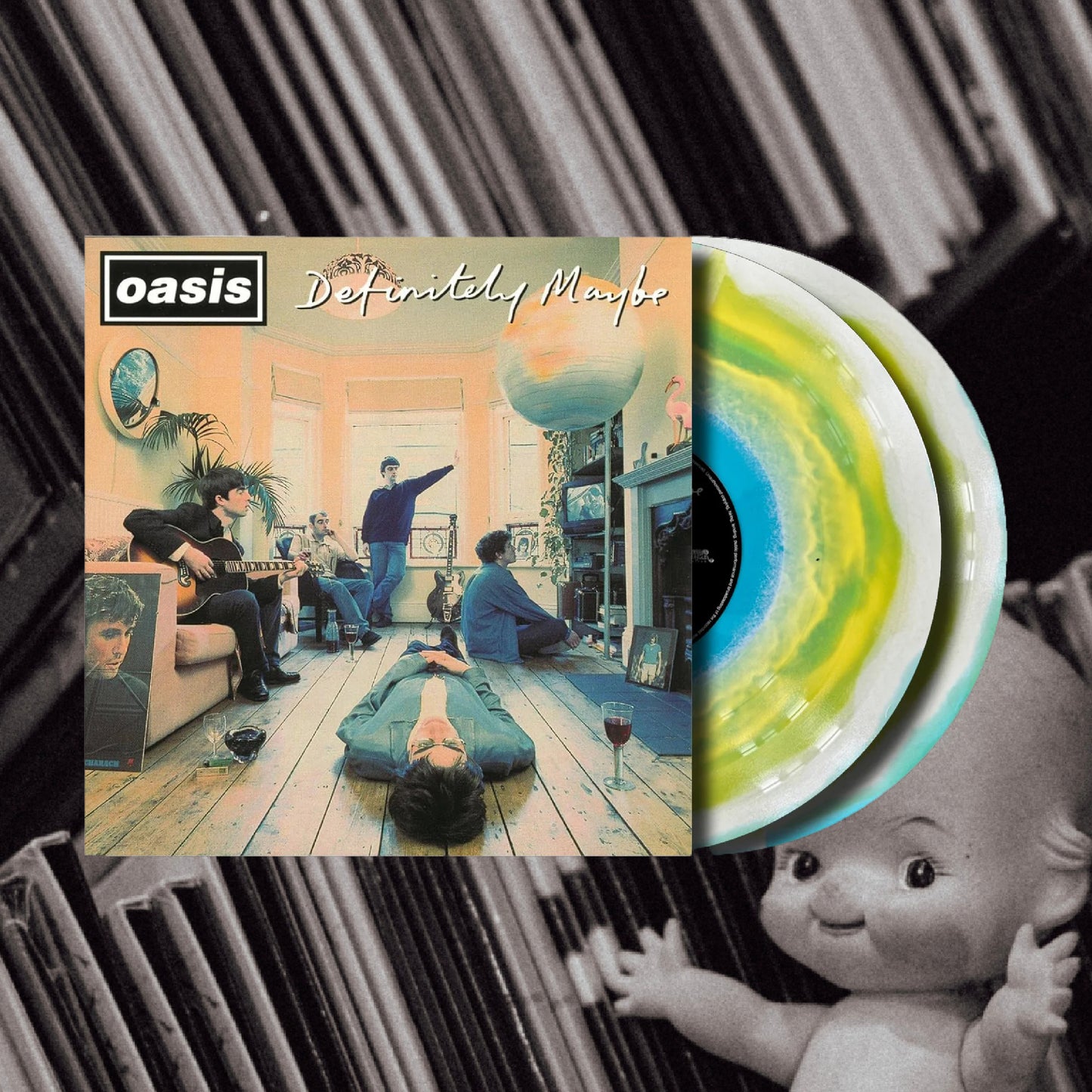 Oasis - Definitely Maybe (Bloodrecs Colored Cover Lenticular Numerado)