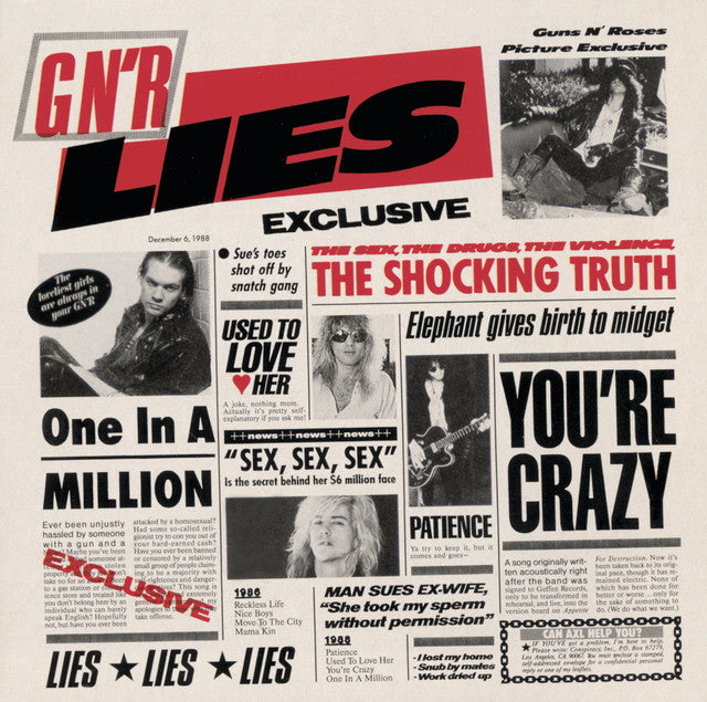 Guns N´ Roses - G N' R Lies (Bootleg 1LP Colored)