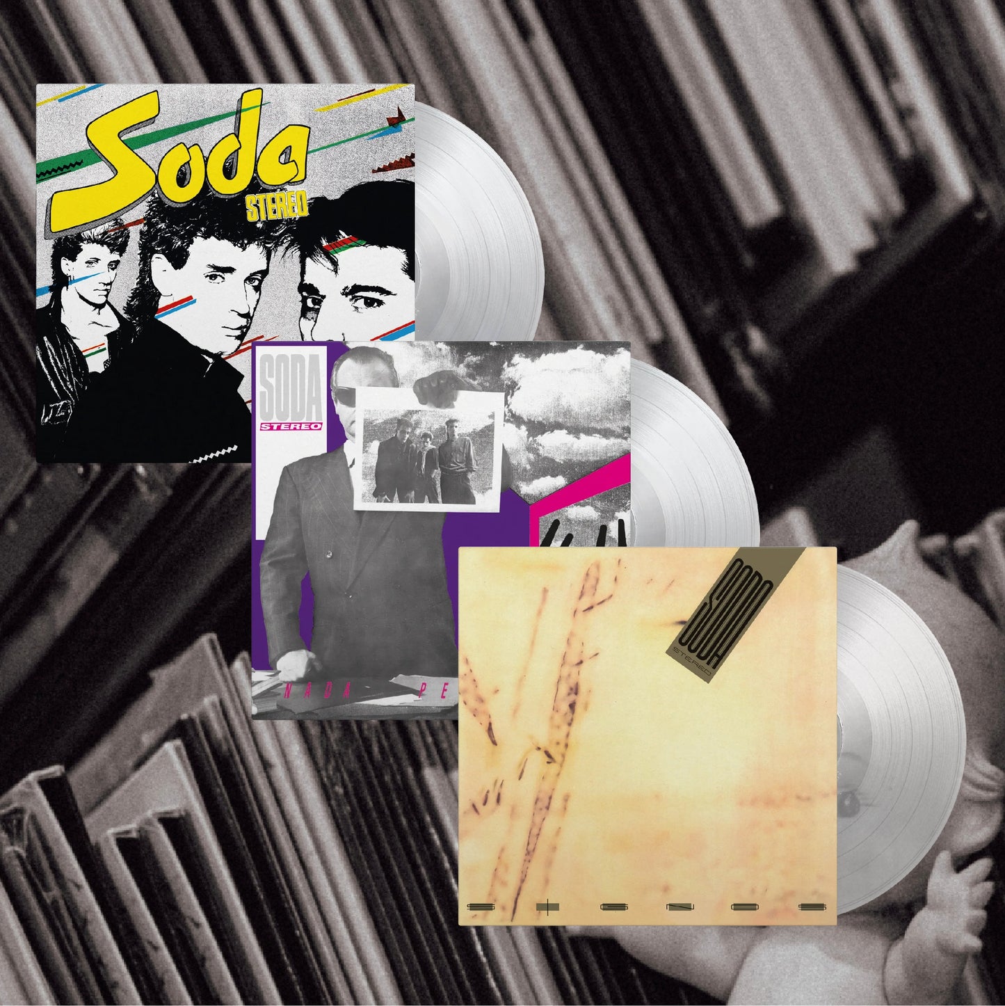 PRE ORDER / BUNDLE - Soda Stereo (MOV Clear Limited 2000 Copies)