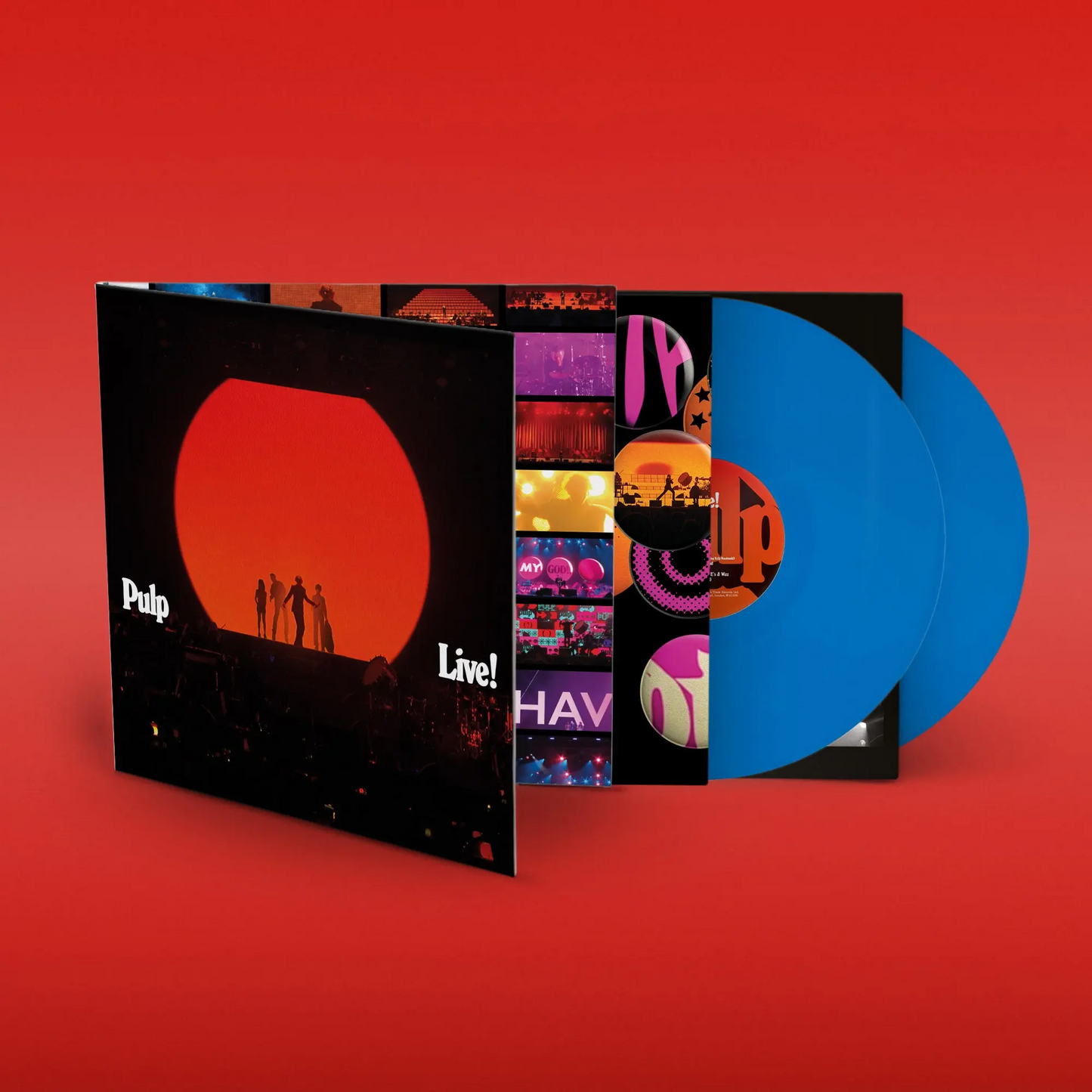 PRE ORDER / Pulp - Live! (2LP Blue)