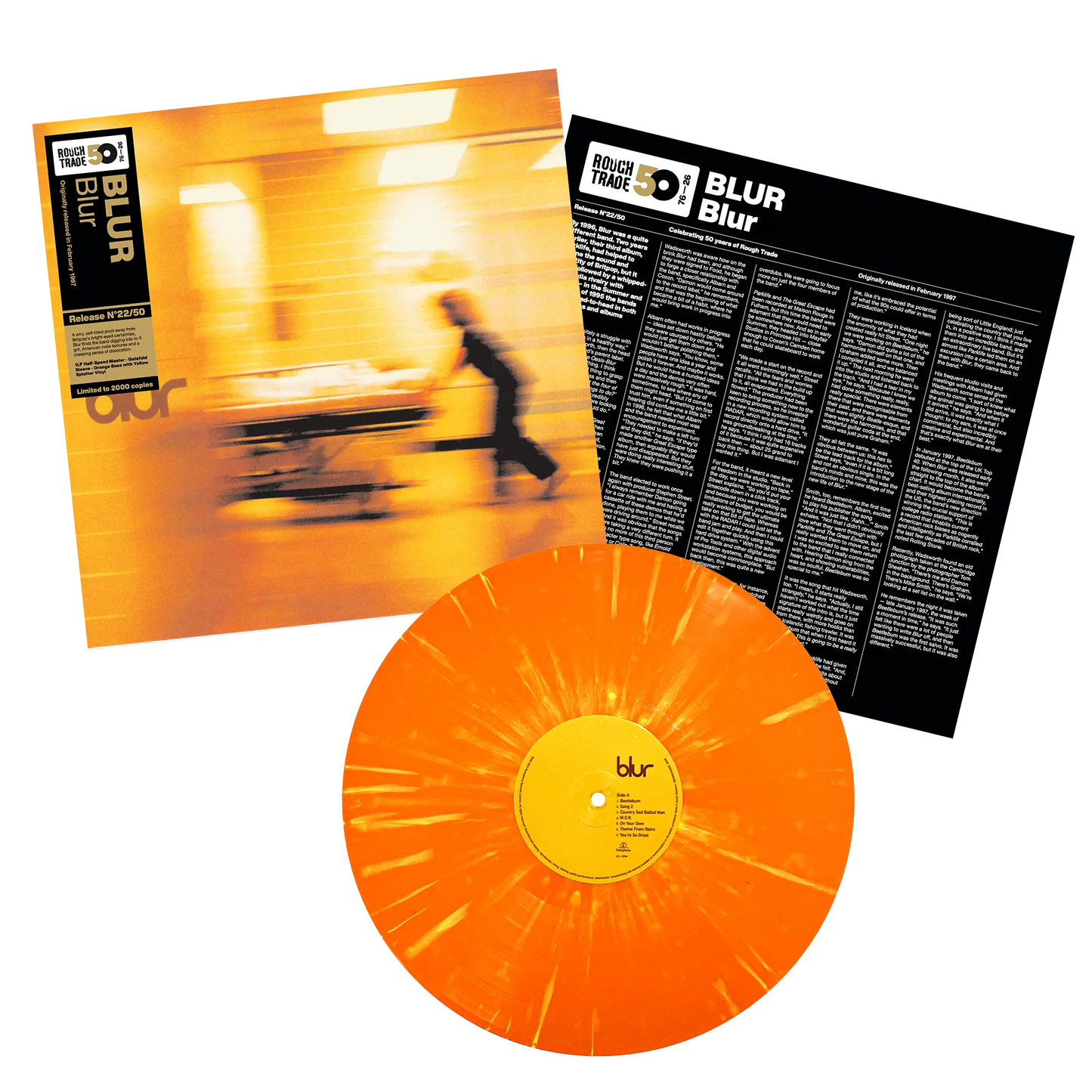 Blur - Blur (Rough Trade 50Th Anniversary Orange Splatter)