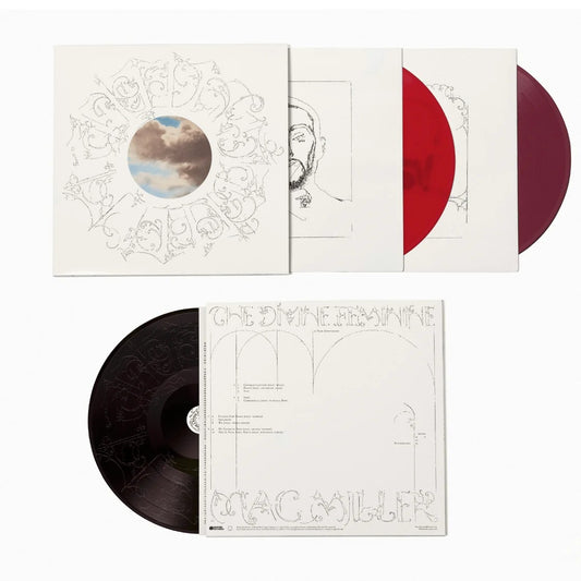 Mac Miller - The Divine Feminine 10th Anniversary 3xLP Vinyl Record (Apple, Fruit Punch & Black Ice Coloured Vinyl)