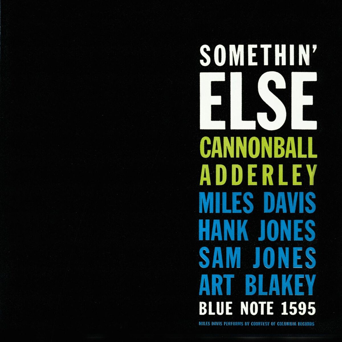 Cannonball Adderley - Something Else (Blue Colored Vinyl)