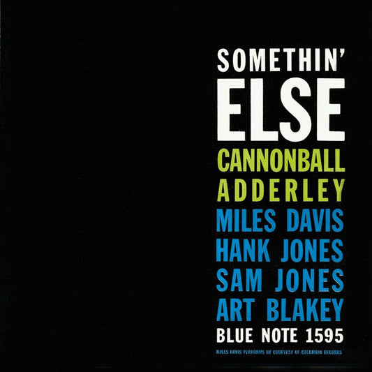 Cannonball Adderley - Something Else (Blue Colored Vinyl)