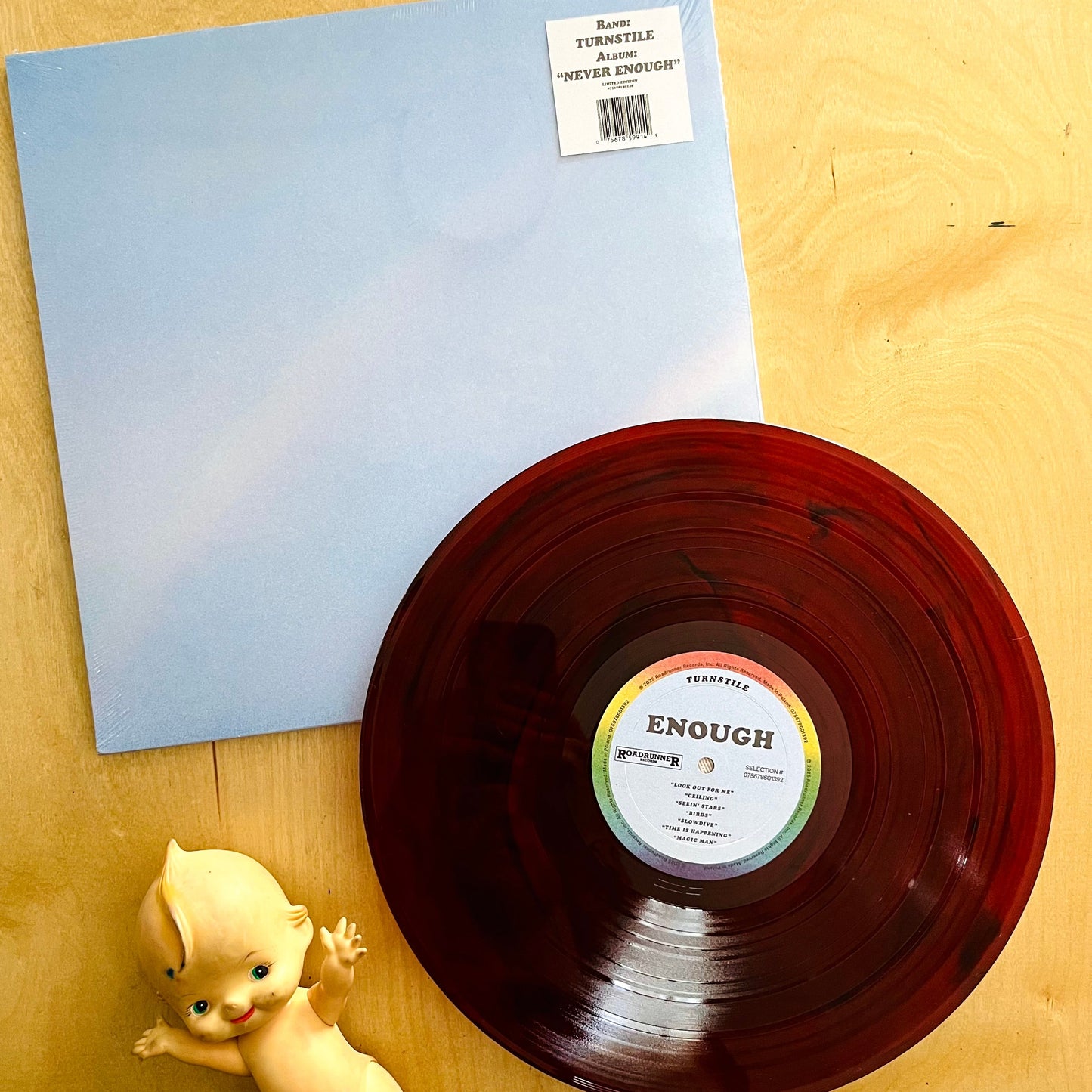 Turnstile - Never Enough (Red & Black Marbled)