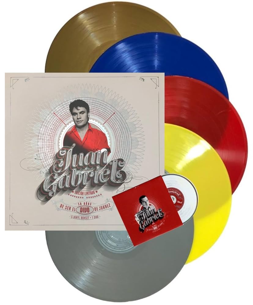 Juan Gabriel - 50 Años Del Divo De Juarez Boxset (5 Lps Colored)