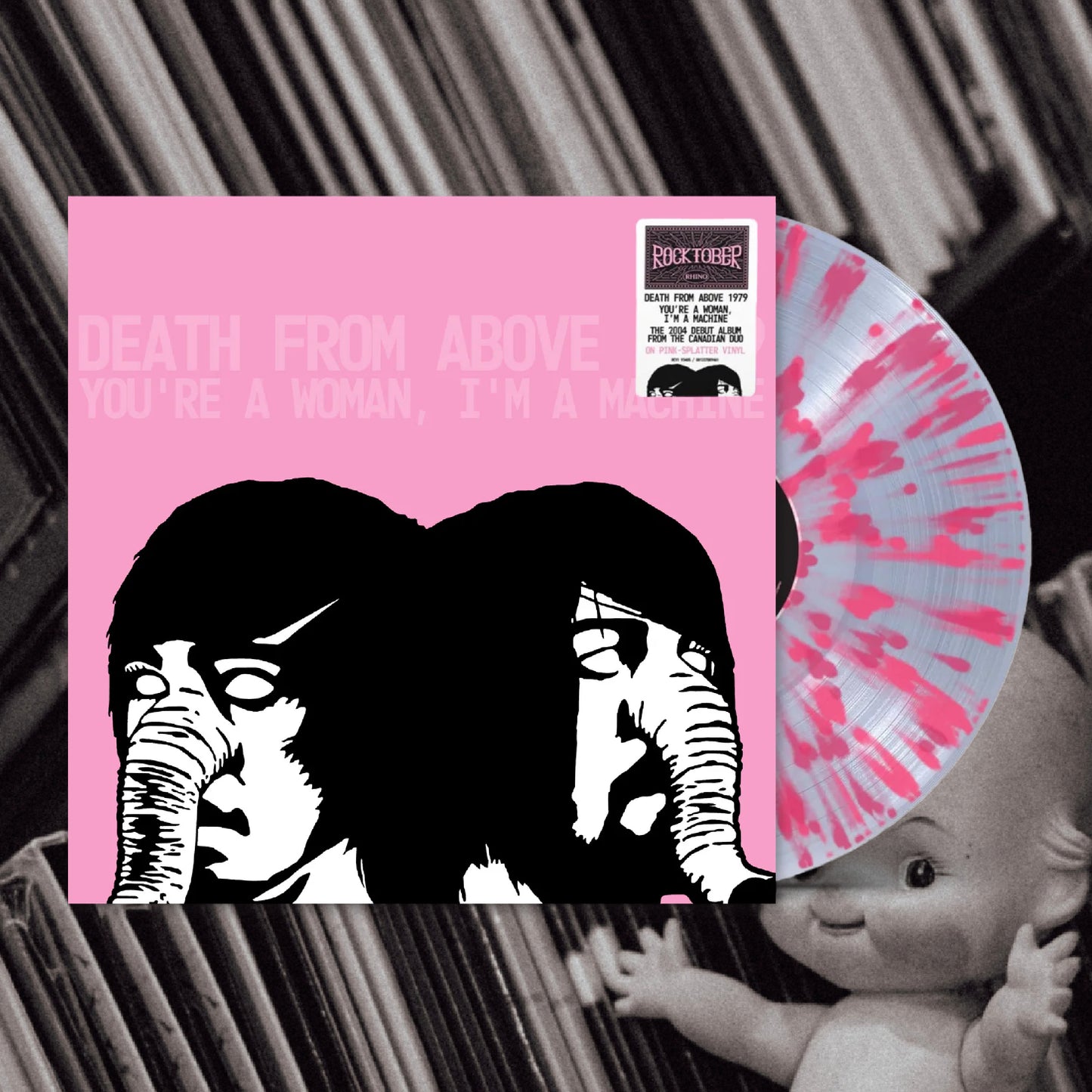 PRE ORDER / Death From Above 1979 - You´re a Woman I Am Machine (Pink Splatter Vinyl)