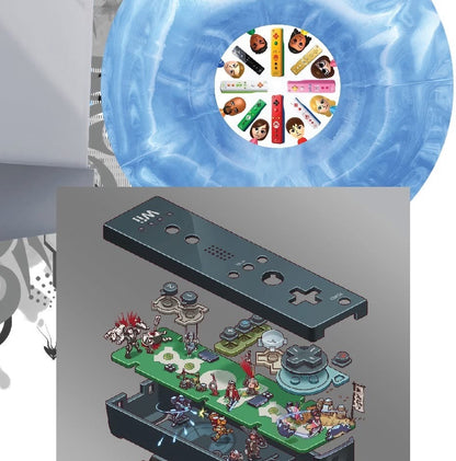 Nintendo Wii - System Soundtrack (Fan Club Blue & White Marbled)