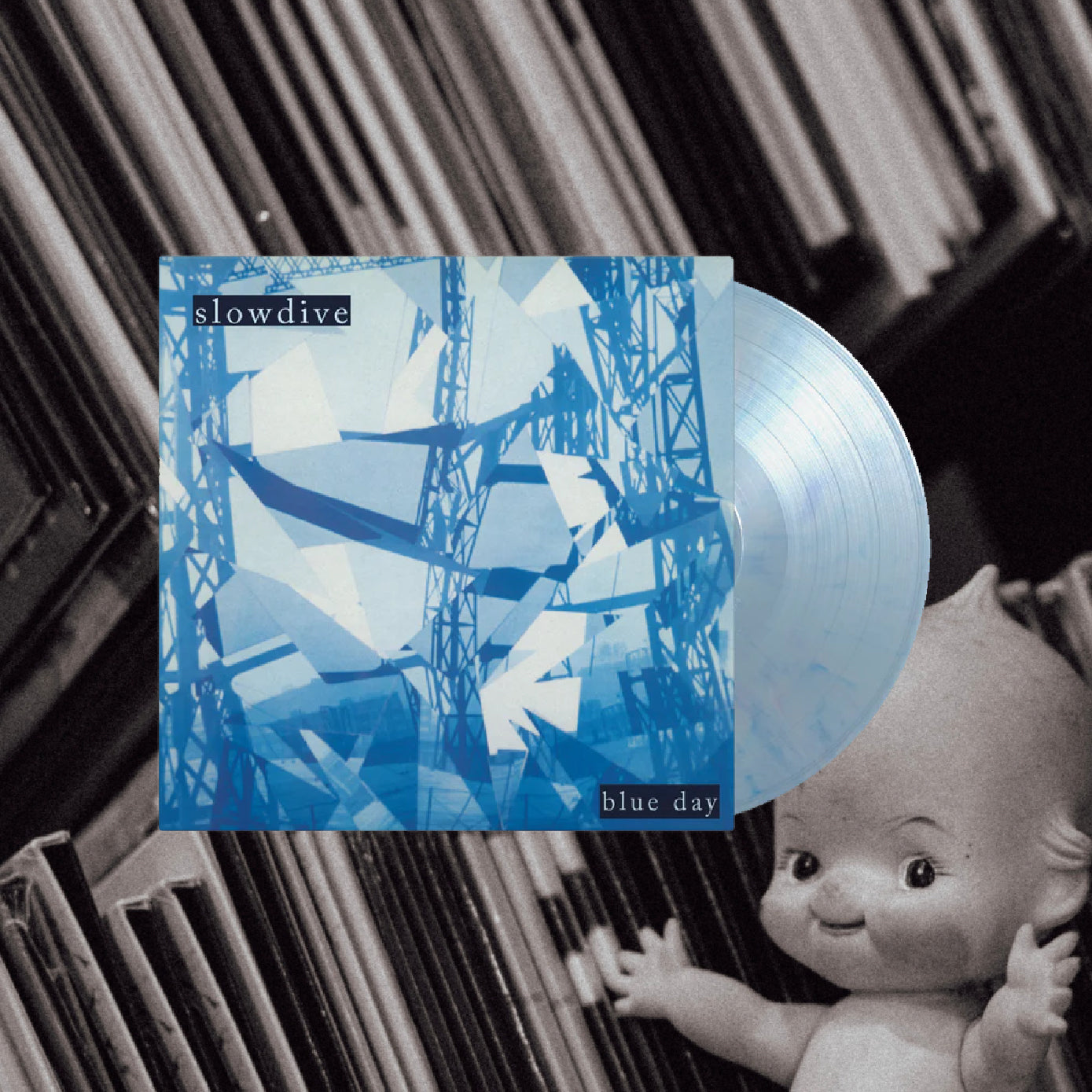 Slowdive - Blue Day EP (Blue & White Marbled Vinyl)