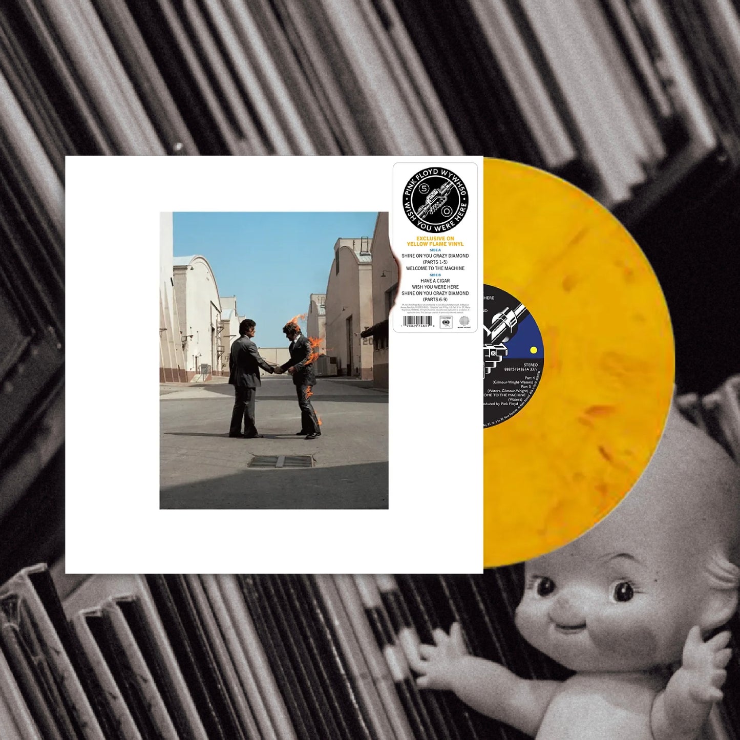 Pink Floyd - Wish You Were Here (Limited Edition Yellow Flame Colored Vinyl)