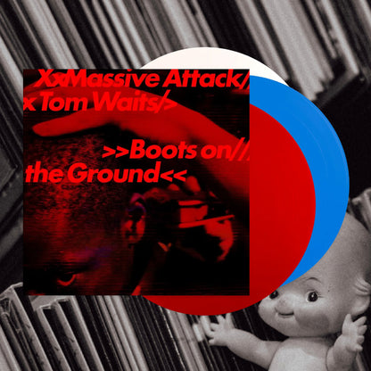 Massive Attack + Tom Waits - Boots On The Ground (Random Colored 1LP)