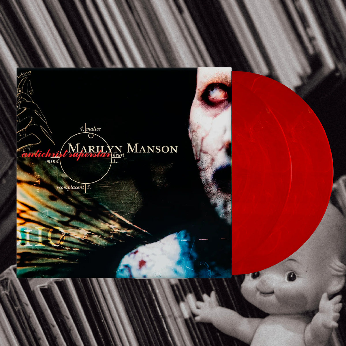 PRE ORDER / Marilyn Manson - Antichrist Superstar (30th Anniversary Red & Gold Marbled)