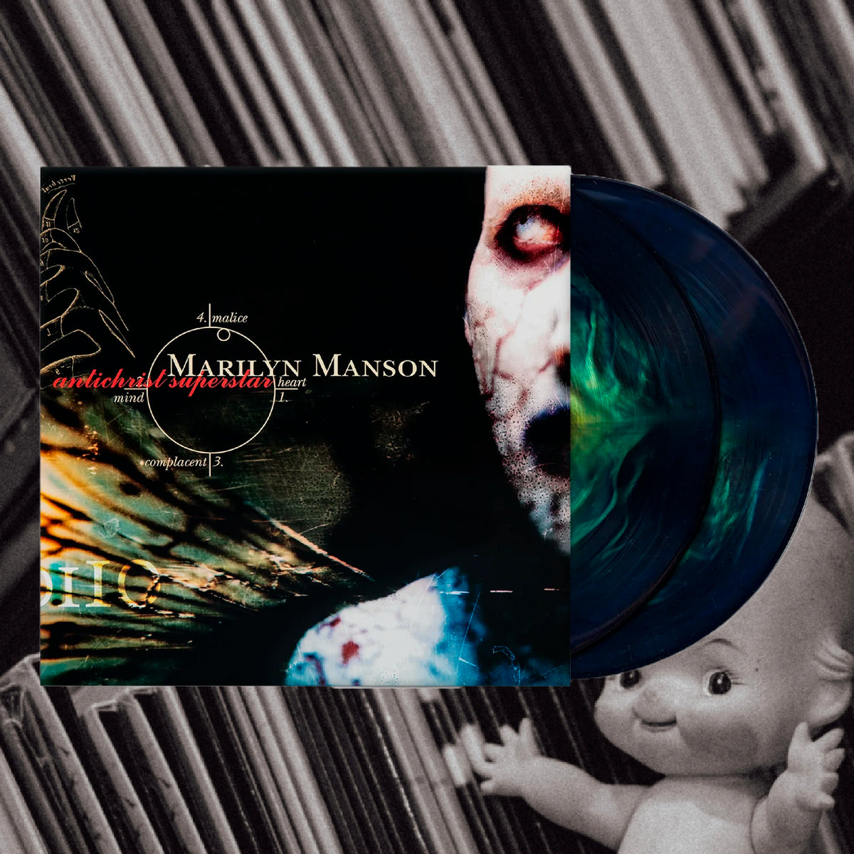 PRE ORDER / Marilyn Manson - Antichrist Superstar (30th Anniversary Midnight Blue/Green)