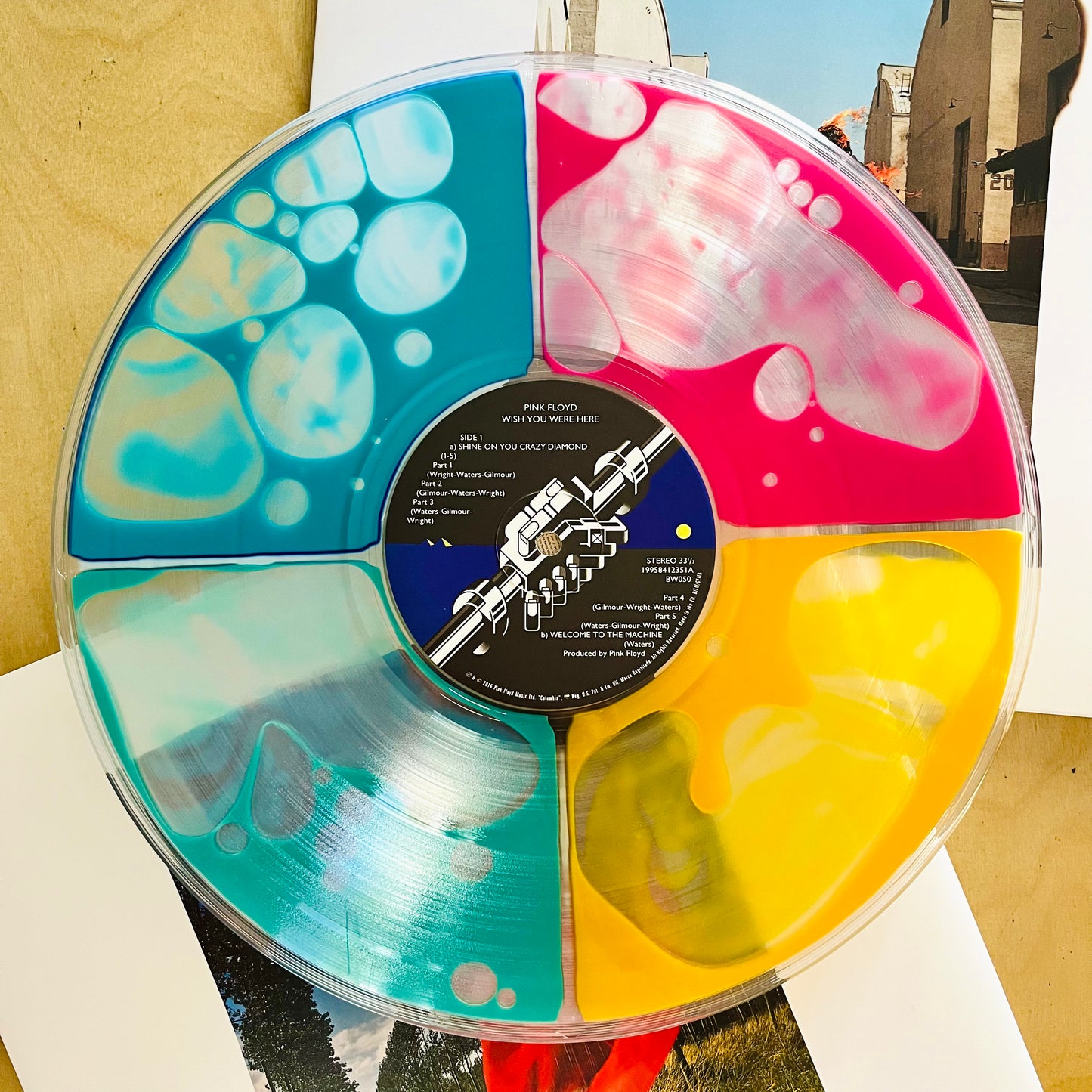 Pink Floyd - Wish You Were Here (Quad-Liquid) (Green/Blue/Red/Yellow)