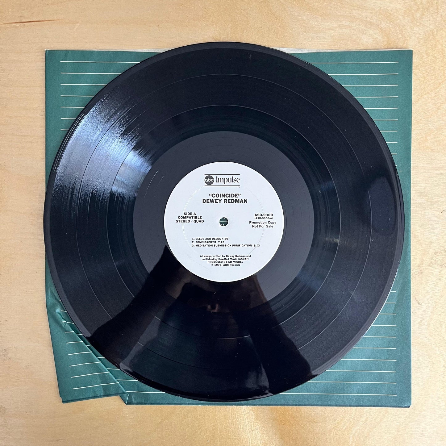Dewey Redman - Coincide (Promo 1975 USA Gatefold)
