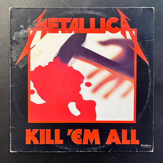 Metallica - Kill Em All (1983 Mexican Pressing Vertigo Black Clear)