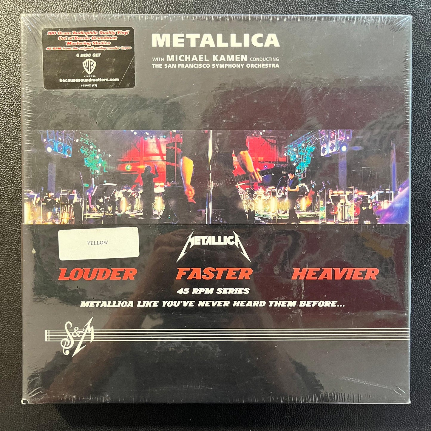 Metallica - S&M (The San Francisco Symphony Orchestra) 6LPs Yellow Colored