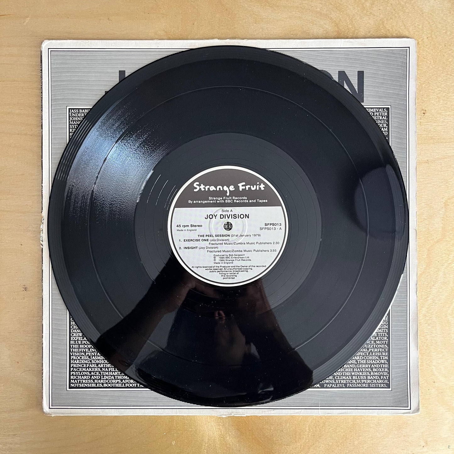 Joy Division - The Peel Sessions (1986 UK Numered NM)