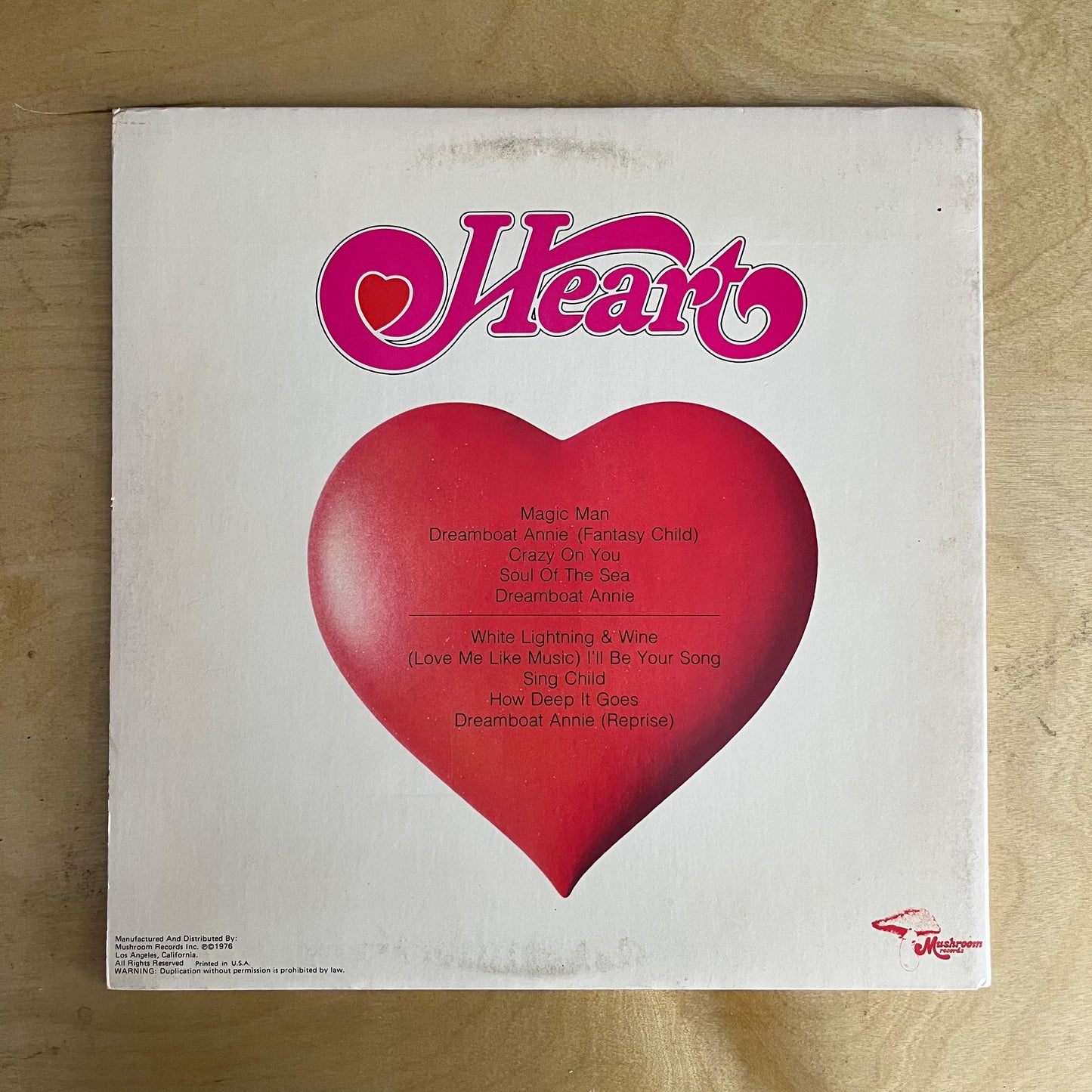 Heart - Dreamboat Annie (1976 USA Gatefold)