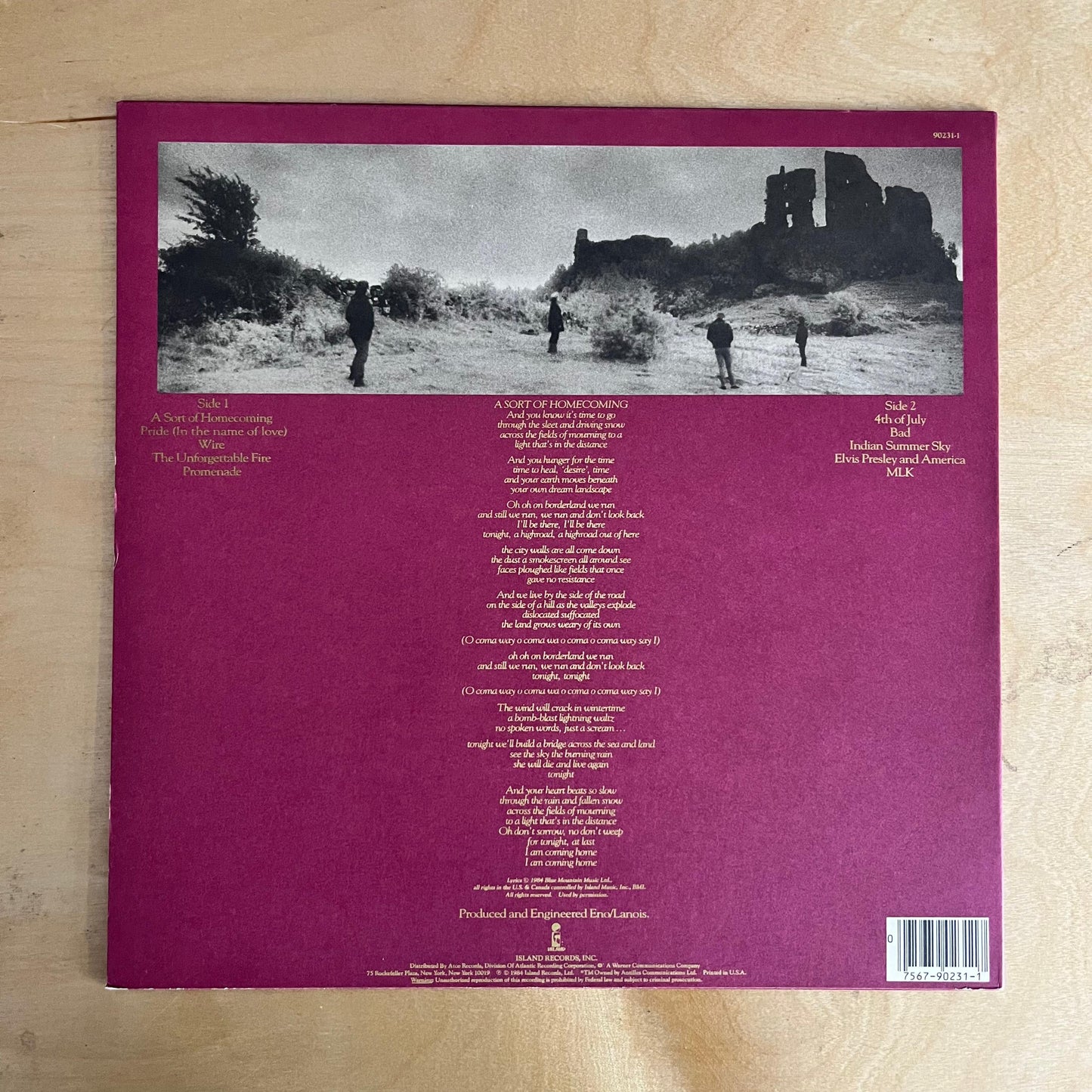 U2 - The Unforgettable Fire (1984 USA)