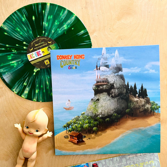 Donkey Kong Country Soundtrack Fanclub (Gameboy Color Green Splatter & Banana)