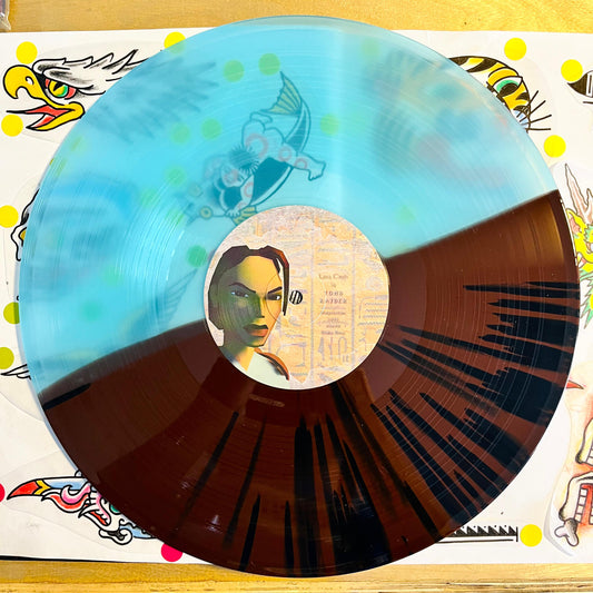 Tom Raider Gameplay 1996 Soundtrack Fanclub (Colored Split Splatter & Compass)