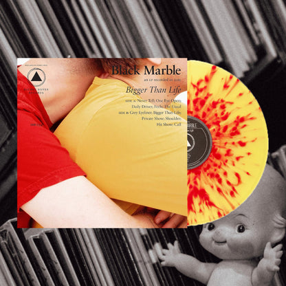 Black Marble - Bigger Than Life (Yellow & Red Splatter)