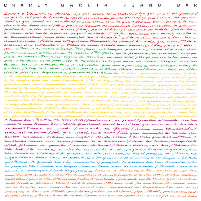 Charly Garcia - Piano Bar (Yellow Vinyl)