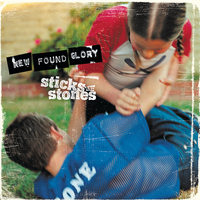 New Found Glory - Sticks And Stones (Whirlpool Blue Splatter + 4 Postcards)