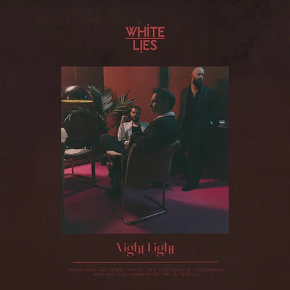 White Lies - Night Light (Signed Club Red Marbled Vinyl)